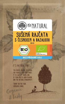 Sušená rajčata s česnekem a bazalkou