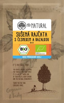 Sušená rajčata s česnekem a bazalkou